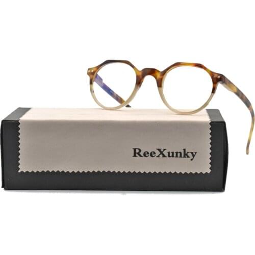 2021 New Anti Blue Rays Reading Glasses Women Vintage Irregular Frame Computer Eyewear Men Anti Eyestrain Magnifier Eyeglasses