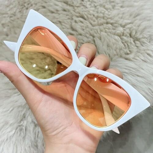 New Fashion Women Cat Eye Sunglasses Luxury Brand Designer Vintage Women Sun Glasses UV400 Shades Eyewear Oculos de sol