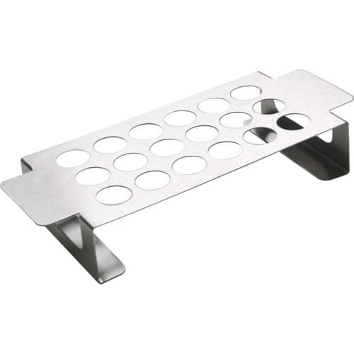 9'Stainless Chili Pepper Grill Rack 18 Hole jalapeno Pepper Roasting Rack Chicken Leg Non Stick Barbecue Holder BBQ Accessories