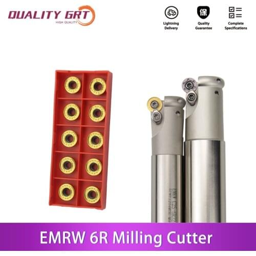 Q.Grt EMRW 6R round nose milling cutter C25/32 super shock-resistant tool holder milling cutter for carbide insert RPMT1204