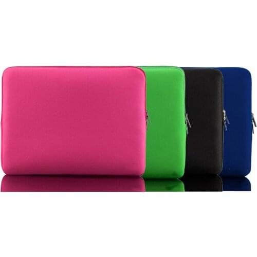 Soft Sleeve Laptop Bag Case Liner For Lenovo Notebook Mac Book Macbook Air Pro Retina 11" 13" 15" Zipper Liner Sleeve Cover