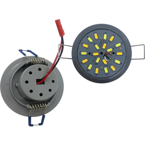 LED Crystal Spotlight Ceiling Chandelier Downlight 3000K-6500K Transform Bulb 5W Integrated Light Source 220V Retrofit Lamp