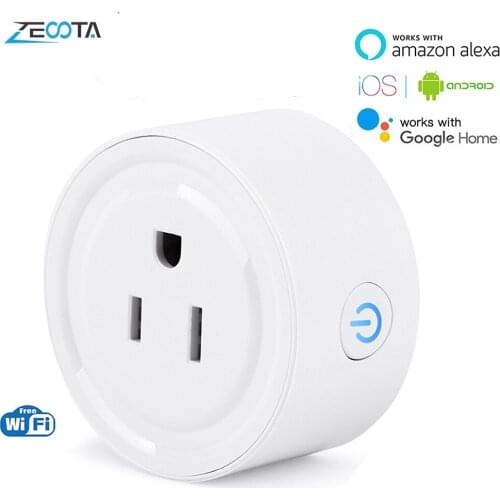 Wifi Smart Power Plug Socket Electrical Outlet Home Automation App Timing Switch Wireless Remote Control Alexa Echo Google Home