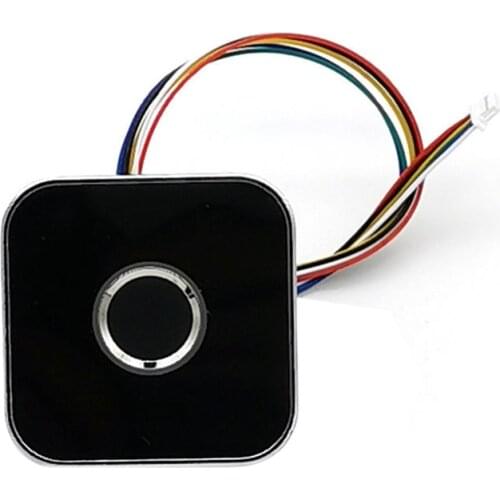 R502-AW Zinc Alloy Round Ring LED Control DC3.3V Capacitive Fingerprint Module Sensor Scanner