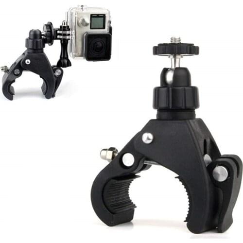 Bicycle Bike Clip Mount Adapter for Go pro Hero 7 6 5 4 3+ Session 360 Degree Rotatable Action Camera GoPro SJCAM Accessories