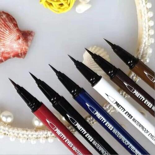 XIXI Waterproof Eyeliner Quick Dry Makeup Pen Long Lasting Eye Makeup Black Superfine Eyeliner Makeup Tool
