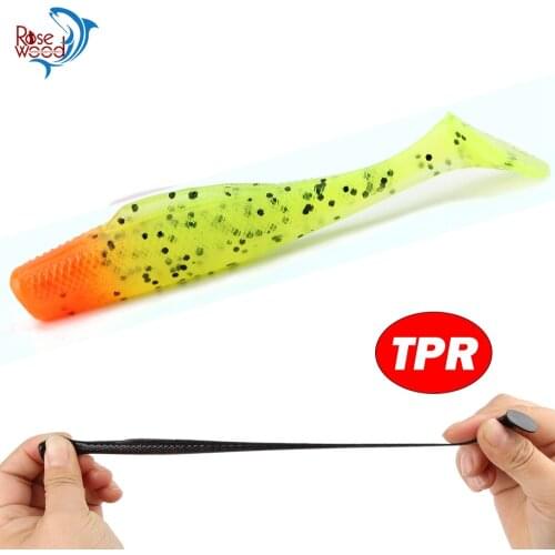 High Quality TPR 8cm/5g Realistic Finish Bass Assassin Saltwater 3.15" Sea Shad, 6-Count Paddle Tail Swimbaits