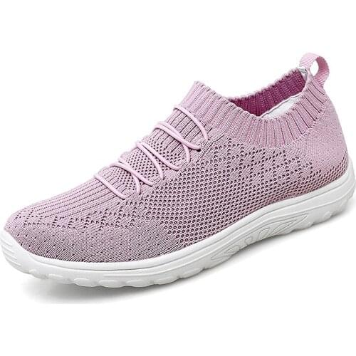 2021 Women Tennis Shoes Comfy Breathable Sneakers for Female Outdoor Soft Sole Non-Slip Walking Gym Chaussure Femme Big Size 43