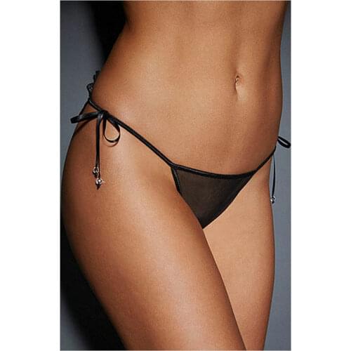 Women Sexy Lingerie hot erotic open crotch Panties Porn transparent underwear crotchless sex wear G-string thong with pearl