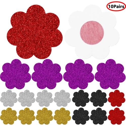 10 Pairs Womens Intimates Breast Lift Tape Overlays on Bra Nipple Stickers Chest Stickers Adhesivo Bra Nipple Covers Accessorie