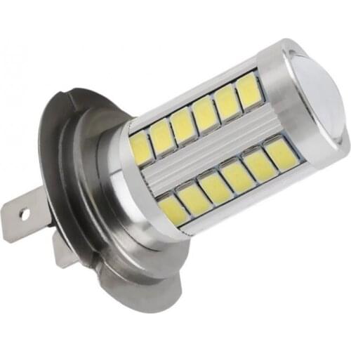 2/4/6 pcs H7 Super Bright White 5630 SMD 33 LED Auto Car Fog Driving Double Light Lamp Bulb Non-polarity design Easy install