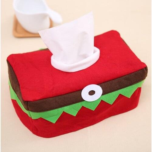 2PCS Long Elf Tissue Box Cover napkin storage box protective cover home decoration Table Decor Christmas New Year