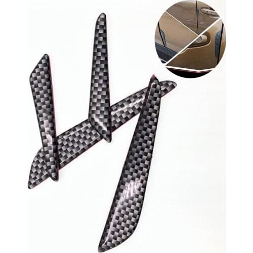 4pcs Car Door Anti-rub sticker Case For Ford Mustang Ranger Figo KA Territory FLEX Transit Super Duty Atlas F-150 F250 F350 F450