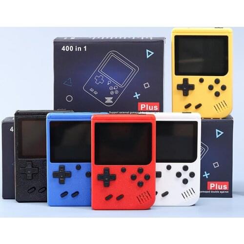 400-in-1 Handheld Video Game Console Retro 8-bit Design with 3-inch Color LCD and 400 Classic Games -Supports Two Players