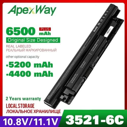 Laptop Battery For Dell Inspiron 17R 5721 17 3721 15R 5521 15 3521 14R 5421 14 3421 MR90Y VR7HM W6XNM X29KD VOSTRO 2521