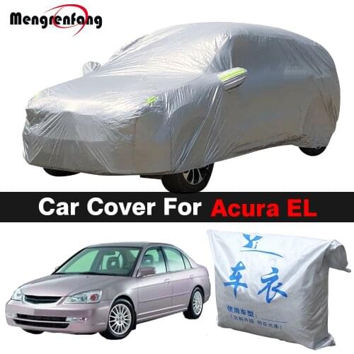 Full Car Cover For Acura EL Auto Outdoor Sun Anti-UV Rain Snow Fog Protection Cover Dustproof