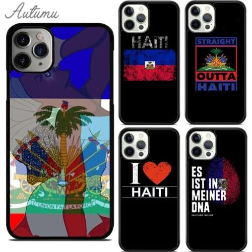 Haiti Haitian Flag Phone Case for iPhone 11 12 Pro Max mini X XR XS SE 2020 5 6 7 8 Plus Samsung Galaxy S9 S10 Cover shell coque