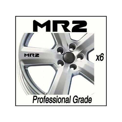 For MR2 ALLOY WHEEL DECALS STICKERS MR 2 MOD 4 CARS x6