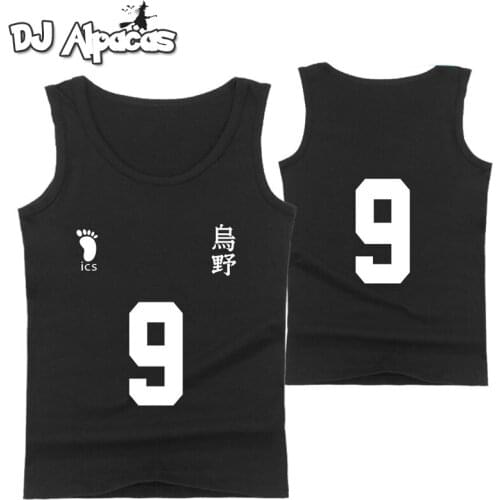 Haikyuu Nishinoya Yuu Karasuno High School Club Cosplay Costume Vest Jersey Sports Wear Uniform Anime Haikyuu Costumes