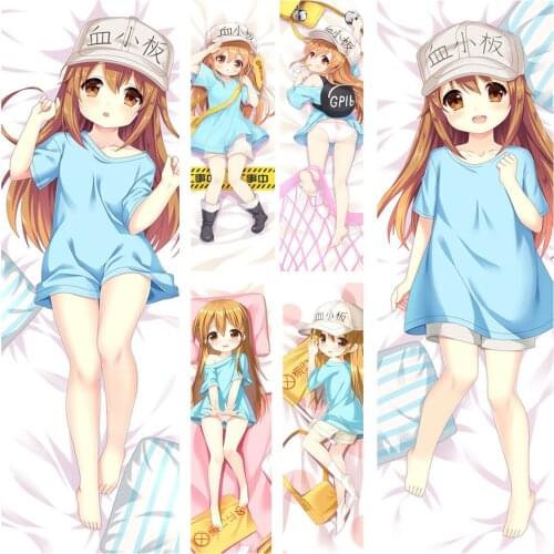 Cells at Work! Japanese Anime Dakimakura Body Pillowcase Platelet Kesshoban Sexy Girl Hugging Body Pillow Case Cover