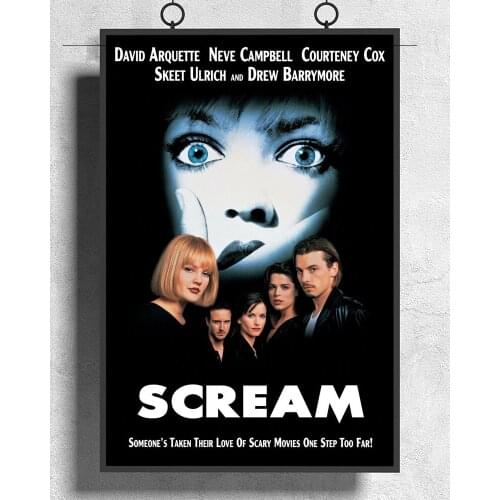 L215 SCREAM 4 Movie Horror Classic 01 Silk Fabric Poster Art Decor Indoor Painting Gift