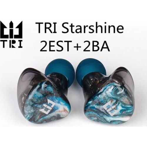 TRI Starshine 2 Electrostatic Drive+2BA Units HIFI Earphone In Ear Monitor Headphone Noise Earbuds TRI Starsea Starlight Headset