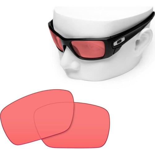 OOWLIT Polarized Replacement Lenses of HD Pink for-Oakley Fuel Cell Sunglasses