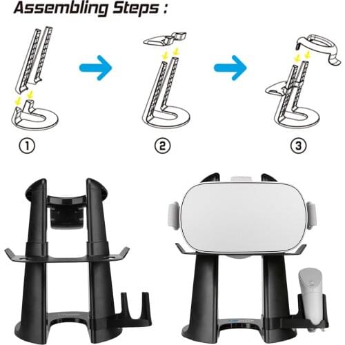 VR Headset Stand Monitor Mount Display Holder for Oculus Go/Samsung Gear VR/Daydream View/VIVE Focus/Sony PS Handle Shelf Parts