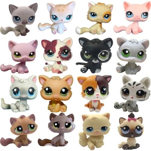 LPS CAT Rare Pet Shop Toys Stands Short Hair Kitten Dog Dachshund Collie Great Dane Spaniel Puppy Old Original Animal Collection