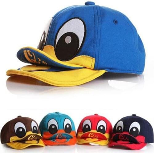 Sun Hat Children Outdoor Sports Cap New Cute Duck Design Newborn Photography Props Childrens Hats Snapback Baseball Caps K0286