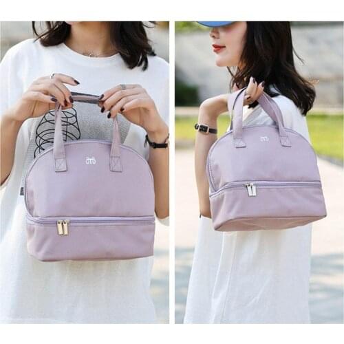 Portable Mother Feeding Bottle Bags Heat Insulation Single Backpack 2 Layer Lunch Bag Leak-proof Milk Cooler Bag