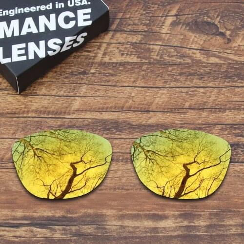 ToughAsNails Polarized Replacement Lenses for Oakley Frogskins Sunglasses Gold Mirrored (Lens Only)