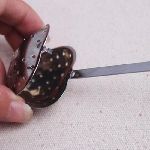 "Tea Time" Heart Tea Infuser Heart-Shaped Stainless Herbal Tea Infuser Spoon Filter Tea strainer spoon LX2185
