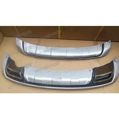 High quality plastic ABS Chrome Front+Rear bumper cover trim For KIA Sportage R 2010-2017