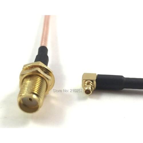 1pcs Sma Female Connector to Mmcx RF Adaptor RG316 10cm Pigtail Cable
