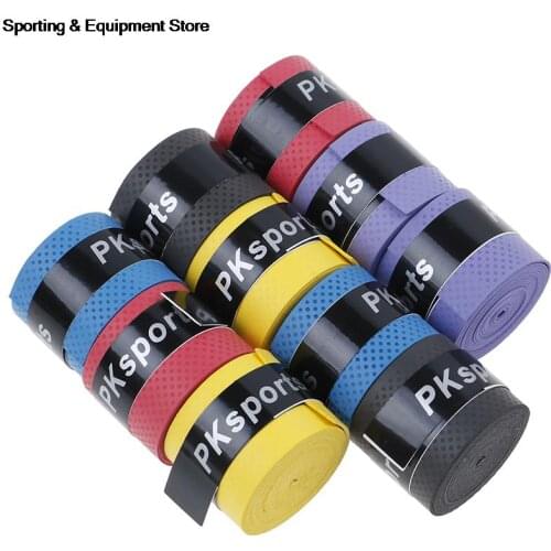 10Pcs/lot Anti-slip Sport Fishing Rods Over Grip Sweat band Griffband Tennis Overgrips Tape Badminton Racket Grips Sweatband