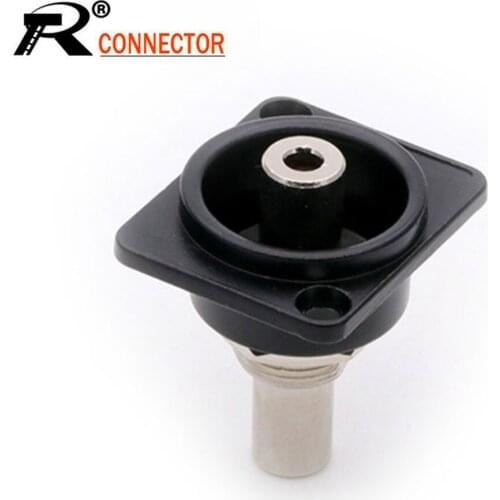 10pcs/lot Stereo 3.5mm Female to Female Panel Mount Chassis Adapter Metal High Quality Jack 3.5mm Coupler Extender Connector