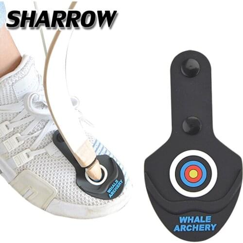 2/4pc Recurve Bow Protection Tool Rubber Pad Protection Foot Shoes Bow Limb Shooting Hunting Game Competition Accessroies