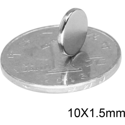 20~500PCS 10x1.5 Rare Earth Magnets Diameter 10x1.5mm Small Round Magnets 10mmx1.5mm Permanent Neodymium Magnets 10*1.5