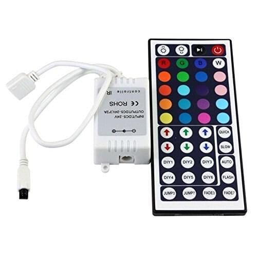 50pcs/lot 3CH DC12V 6A 72W RGB LED Controller 44key led conrtoller led rgb strip 5050 /3528 DHL free shipping