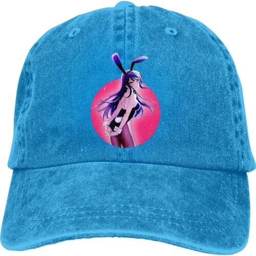 Bunny Girl Senpai Sakurajima Mai The Baseball Cap Peaked capt Sport Unisex Outdoor Custom Goblin Slayer Magic Killer Anime Hats