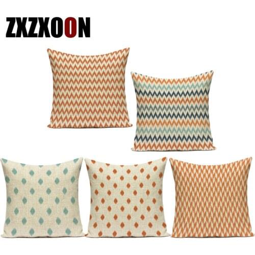 Decorative Throw Pillows Case Nordic Style 3D Geometric Polyester Sofa Cushion Cover for Home Car Decoration