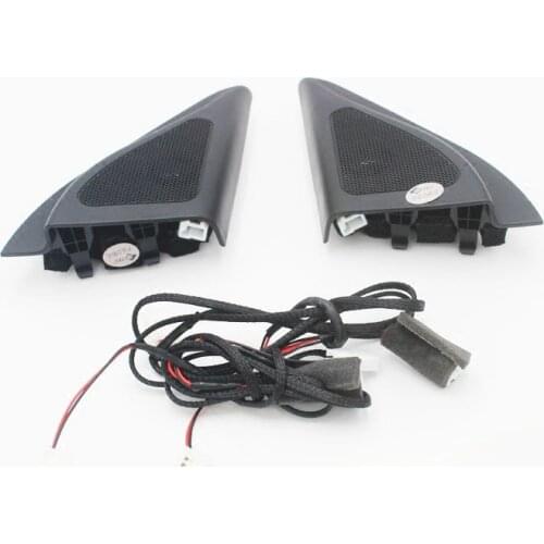 Speakers tweeter car-styling Audio trumpet head speaker ABS material triangle speakers tweeter For Hyundai ix25 CRETA 2015-2018
