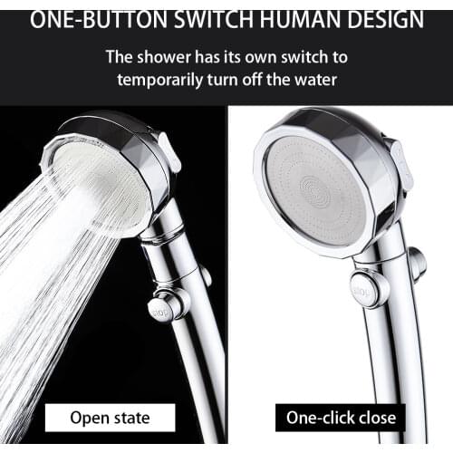 High Pressure Shower Sprayer Adjustable ABS Bath Sprayer Rain Bath Showers Adjustable Water Saving Shower head For Home Bathroom