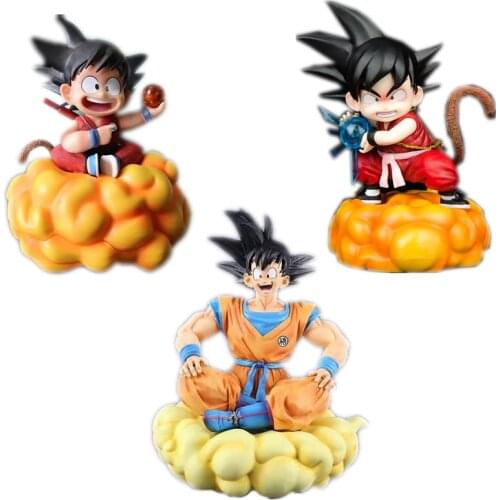 Dragon Ball Super Anime Figure Son Goku PVC Figurine Cloud Goku Figma Juguetes DBZ Super Saiyan Figural Toys Model Statue Dolls