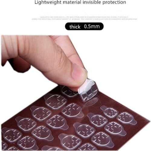 Transparent Double Side Adhesive Tapes Glue Sticker False Nail Extension Stick ToolsJelly Transparent Invisible Nail Stickers
