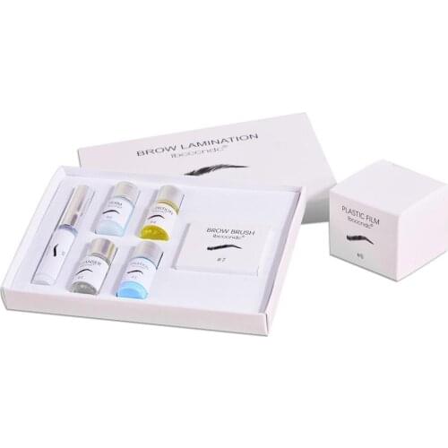 6Pcs/Set Semi-permanent Eyebrow Lift Kit Eyebrow Lamination Kit Styling Home Salon Perming Use Setting Curling Beauty Brow K4P7