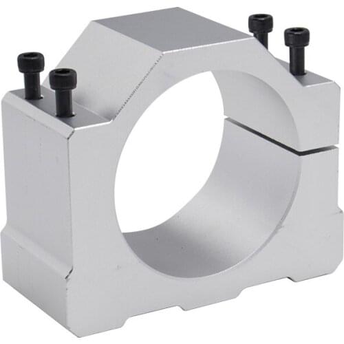 Spindle motor bracket seat inner diameter 80mm/65mm/100mm/52mm & screw cnc carving machine clamp motor holder aluminum3D printer