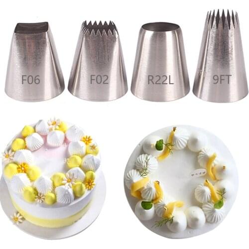 Square Cake Cream Tips Round Pastry Nozzles Cake Icing Piping Nozzle For Confectionery Cake Decorating Tools кондитерские товары