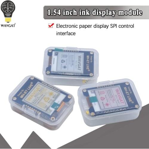 WAVGAT 1.54 Inch Epaper Module E-paper E-Ink EInk Display Screen SPI Support Global Part For Arduino UNO STM raspberry pi ESP32